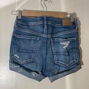 super cute size 6 denim high rise shortie american eagle shorts